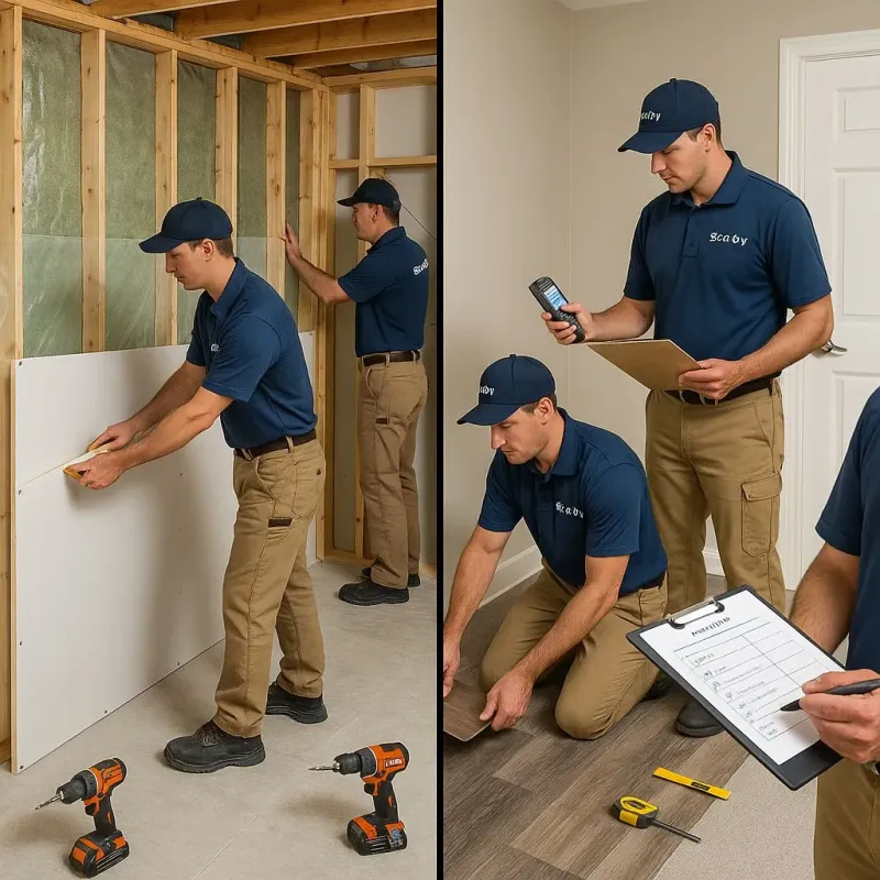 Repairs and Reconstruction process in West Seneca, NY